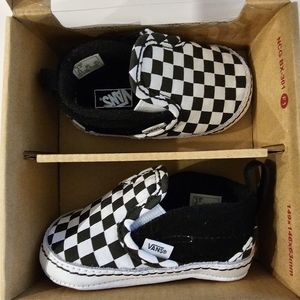 Infant checkered vans size 3